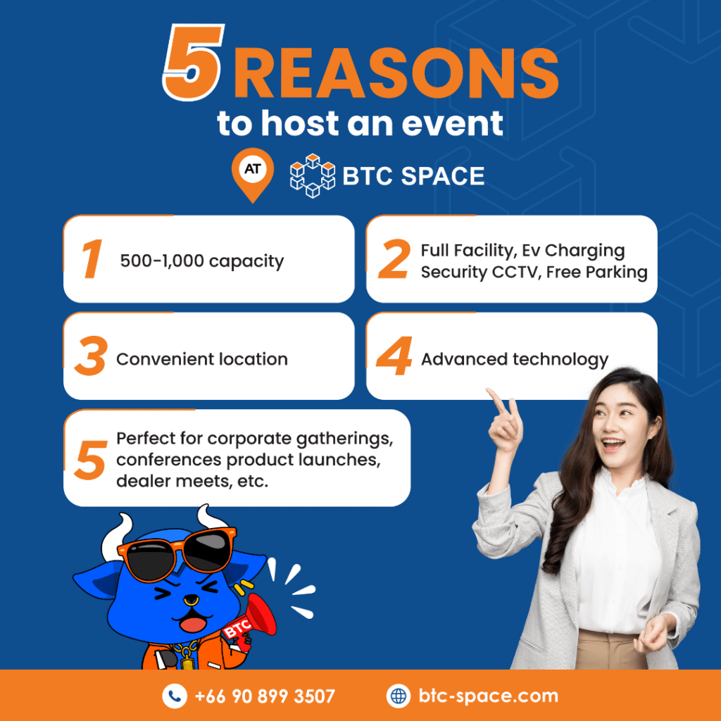 5 Reason to host event at BTC Space